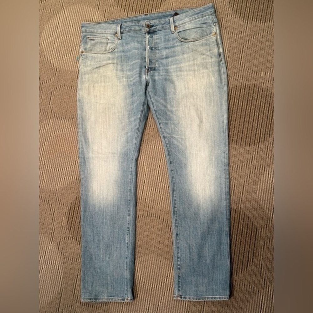 G-Star Relaxed Fit Men’s Jeans in Light Blue